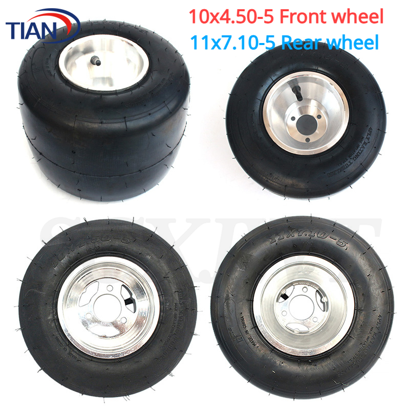 Ebike Conversion Kit 72V 3000W - GO KART Wheel Front 10X4.50-5 Tyre