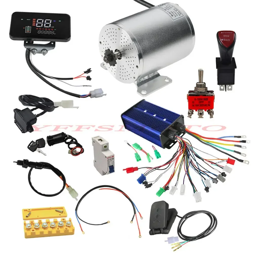Ebike Conversion Kit 72V 3000W - 72V 3000W Brushless Motor MY1020 or