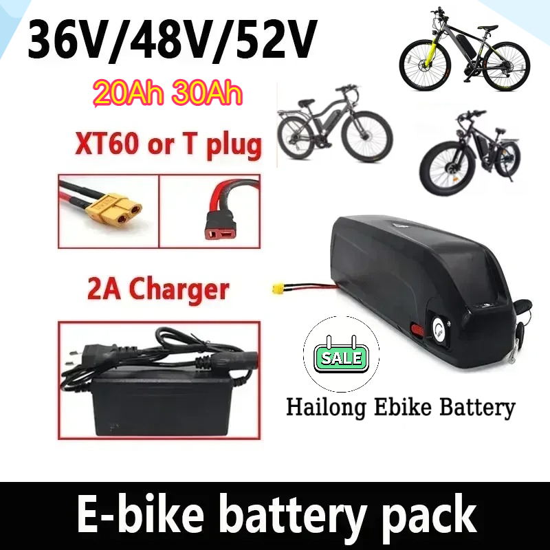 🔋36-48-52V For Motor Electric  - Ebike Battery 48V 20Ah Hailong ulasan dan harga