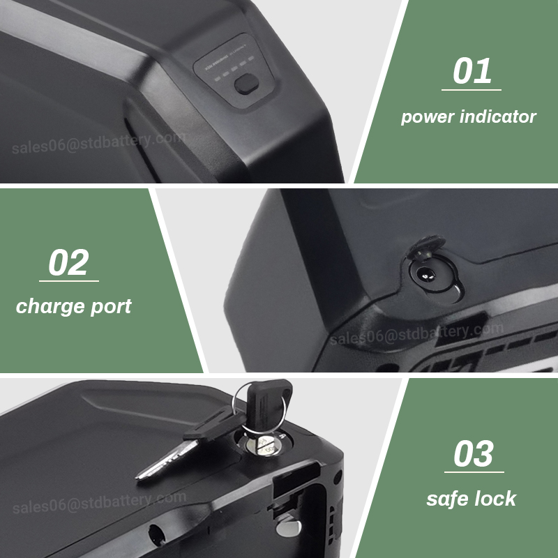 Downtube Ebike Battery 52V 13A - Ebike Battery 48V 20Ah Hailong ulasan dan harga
