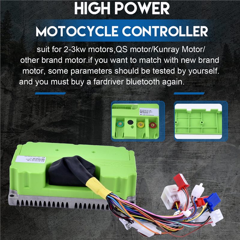 Fardriver 48V-72V 80A 3KW Sine - Sine Wave Controller 48V 72V 80A ulasan dan harga