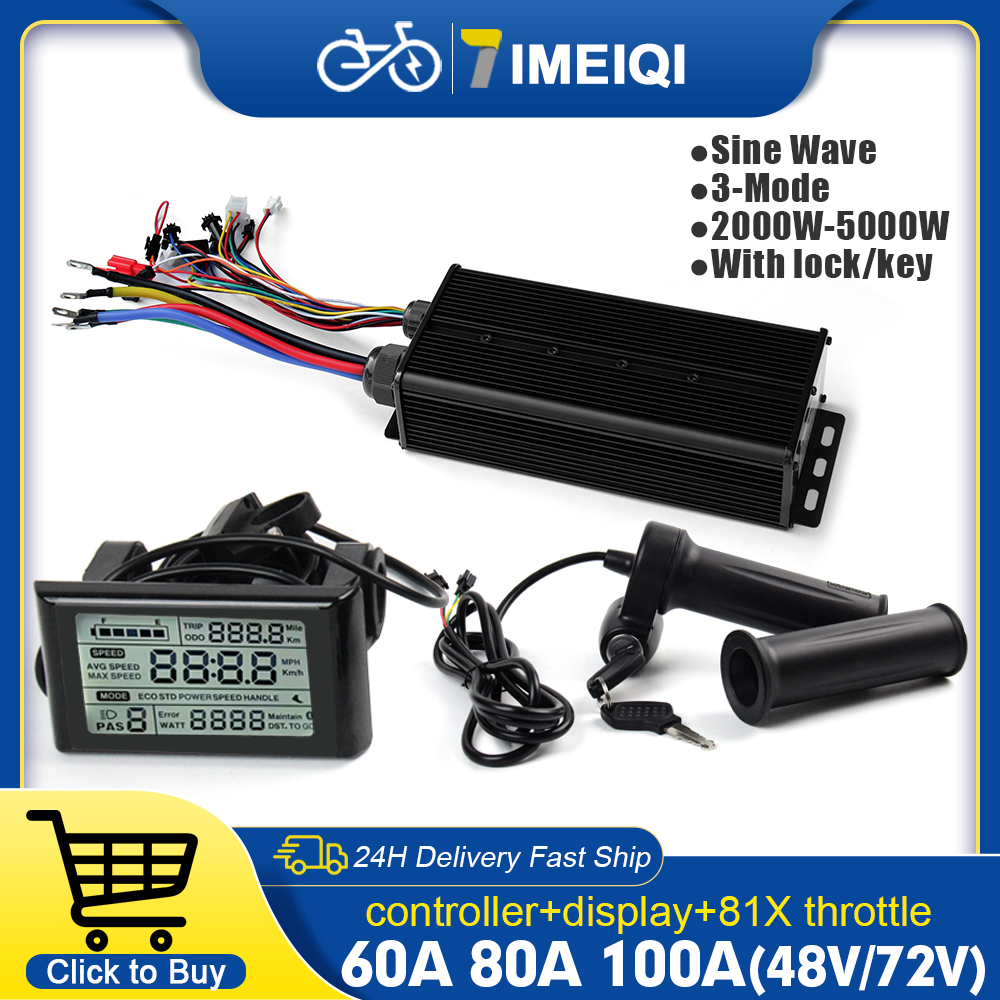 2000W-5000W 48V-72V E-Bike 3-m - Sine Wave Controller 48V 72V 80A ulasan dan harga
