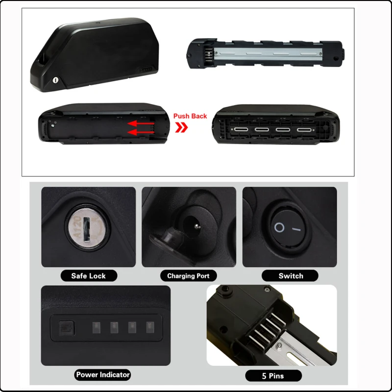 Cham 36 60 52v 48v 72v 45ah 60 - Ebike Battery 48V 20Ah Hailong ulasan dan harga