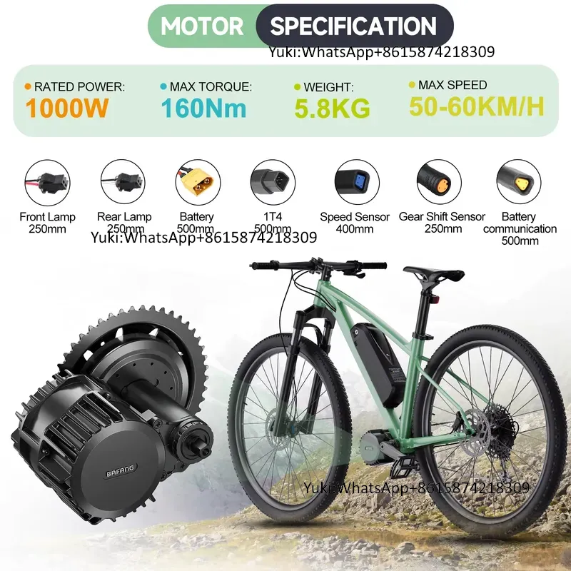 Mid Drive Motor BBSHD 1000W 48 - Mid Drive Motor Kit 52V 1000W ulasan dan harga